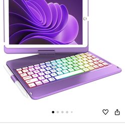 Wireless Keyboard Case For iPad 10.2 Inches (9th Gen, 8th Gen, 7th Gen)