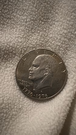 1976 Eisenhower Bicentennial Dollar Coin
