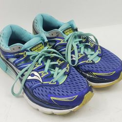 Saucony Womens Sz 8.5 Triumph ISO Running Shoes S10262-1 Blue Sneakers Trainer