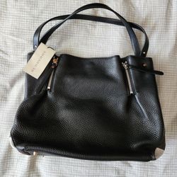 Burberry authentic leather canvas shoulder bag (15x12)  New
