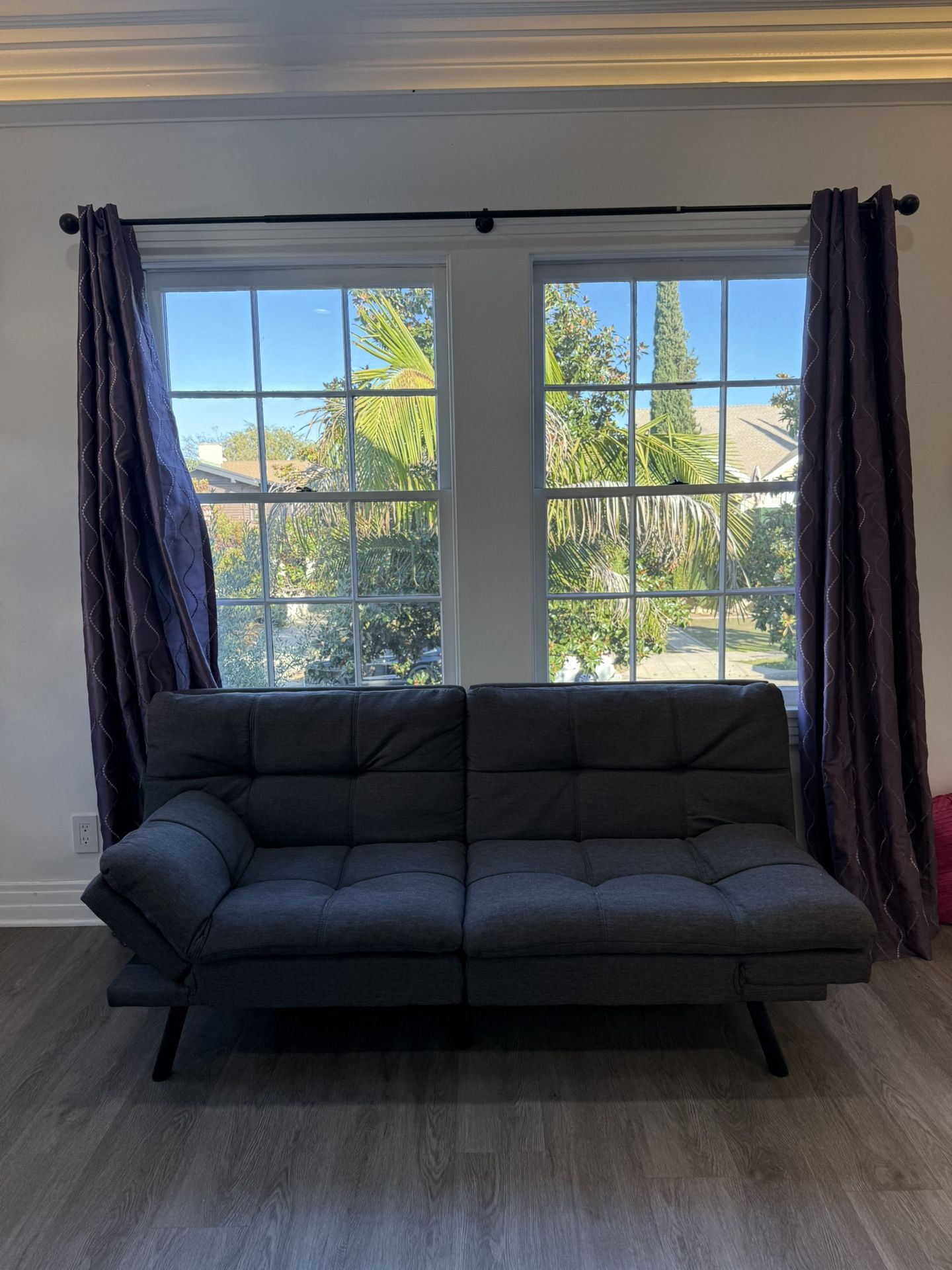Dark Gray Futon – Great Condition!