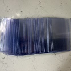 25 Sport / Pokémon Card Top Loaders W/ Penny Sleeves