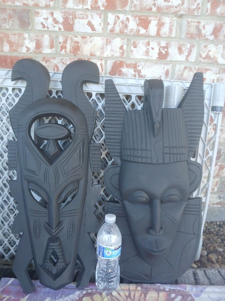 Set Of Decorative Wall Masks