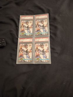 1991  Brett Favre Stadium Club Rookie Card All PSA 9 MINT Lot Of 4