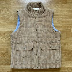Corduroy Vest Mens Large