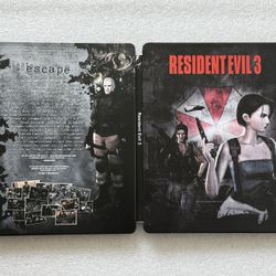 Resident Evil 3 Classic Edition Custom Steelbook/SteelUp Case PS2/PS3/PS4/Xbox