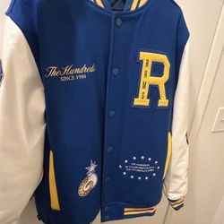 Hundreds Leather Sleeve Jacket