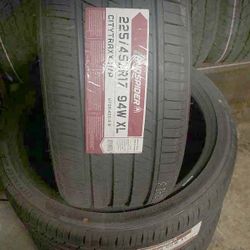 4 Brand New Tires 225/45/17 LAND SPIDER Tires