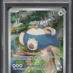 Snorlax 151 PSA 10