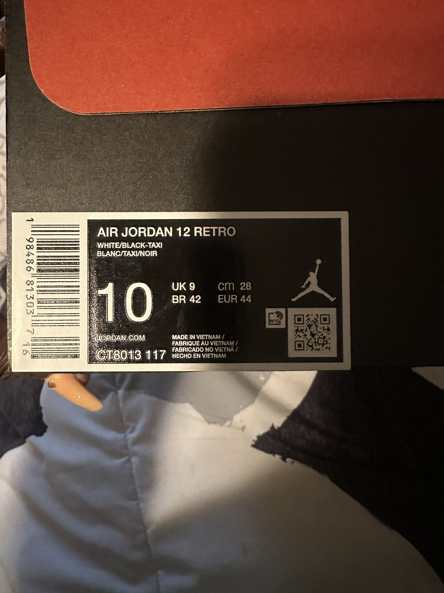 Brand New Size 10 Jordan 12 Retro Taxi $190