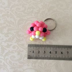 Hone made beaded keychain