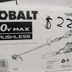 Kobalt 80V String Trimmer/Blower Combo Kit
