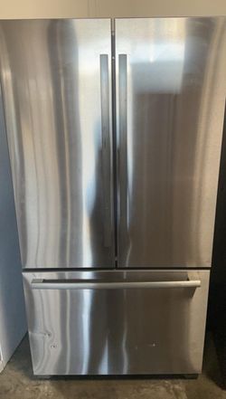 GE  3 Door Stainless Steel Refrigerator
