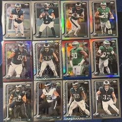NFL Topps Chrome Eagles