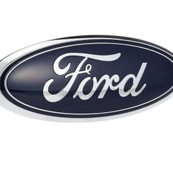 Genuine Ford Nameplate (AA8Z-(contact info removed)-A) DARK BLUE, 9 x 3.5 INCHES, New 