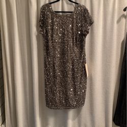 Sequined And Embellished Dress