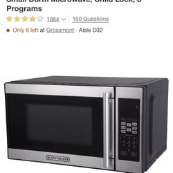 BLACK+DECKER 0.7 cu ft 700W Countertop Microwave
