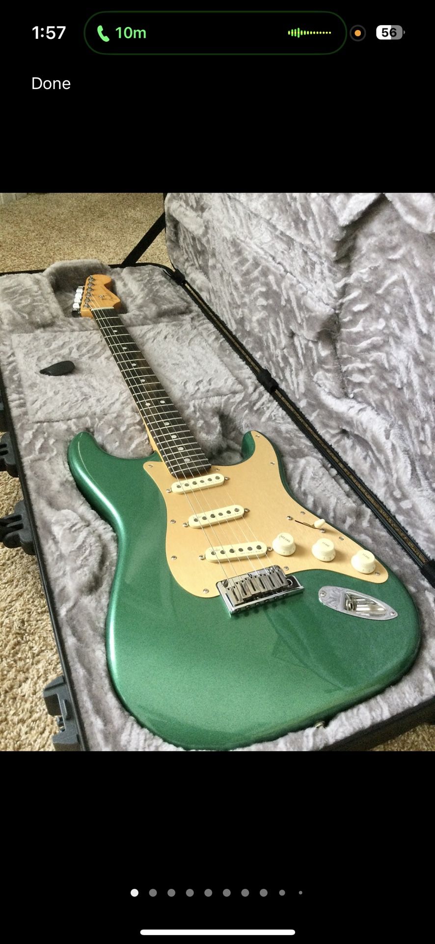 American fender Strat Ultra - Mystic Pine Green