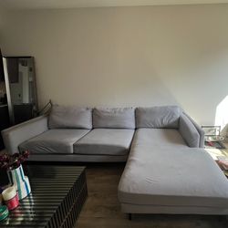 Gray Chase Sectional Couch