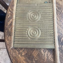 Old Copper Wash Board 