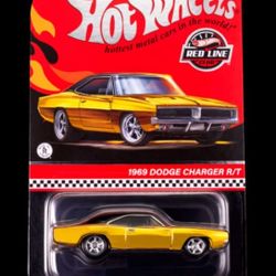 Hot Wheels 2023 RLC Exclusive 1969 Dodge Charger R/T Spectraflame Yellow HNL23