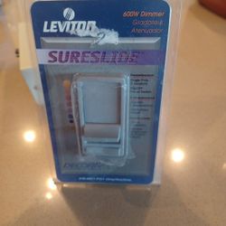 Leviton six hundred watt dimmer-gray