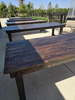 Wooden Foldable Farm Tables