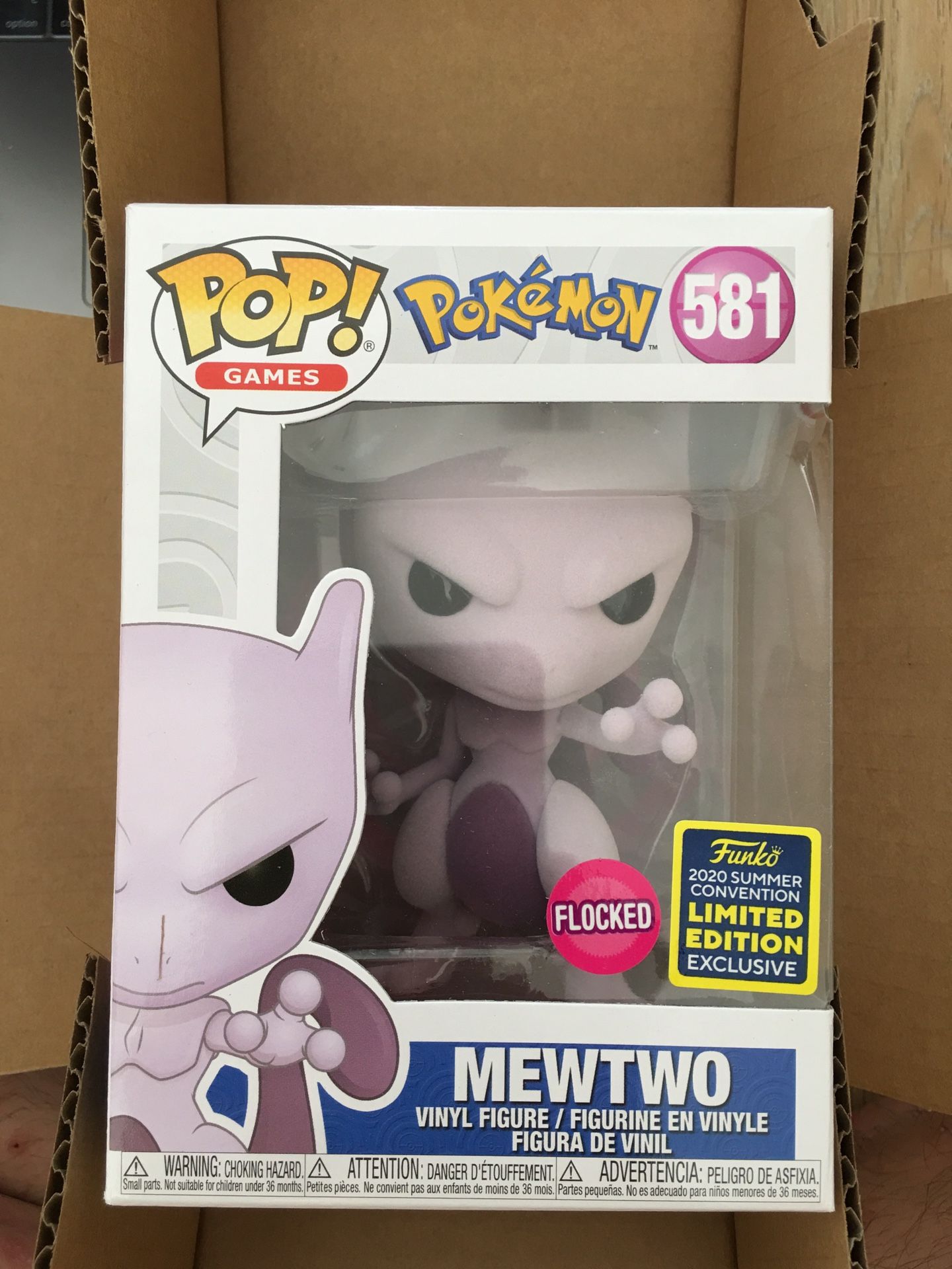 Funk POP! Mewtwo (Flocked) - Pokémon