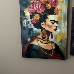 Frida Khalo Canvas Painting 