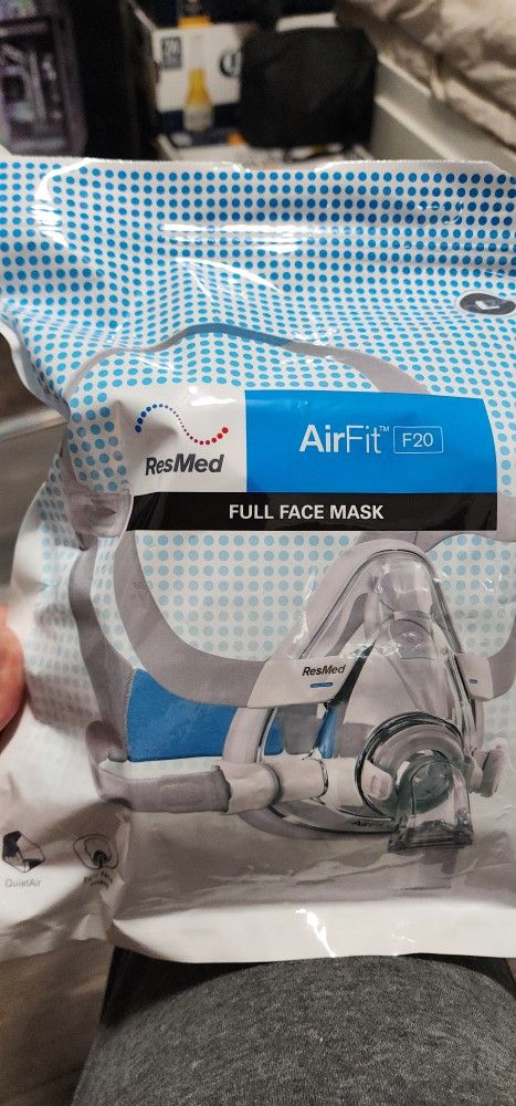 ResMed AirFit™ F20 Full Face CPAP Mask with Headgear