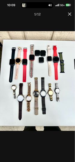 Lot of 16 Smart Watches Apple Samsung N Analog Guess Citizens MAKE OFFER
