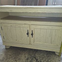 White oak cabinet