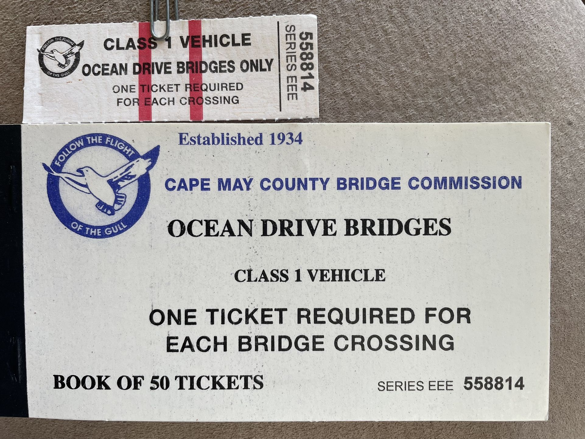 Ocean Drive Bridge Tickets