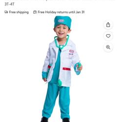 Palamon Little Tikes Hospital Doctor Toddler Costume With no tools age 3 to 4