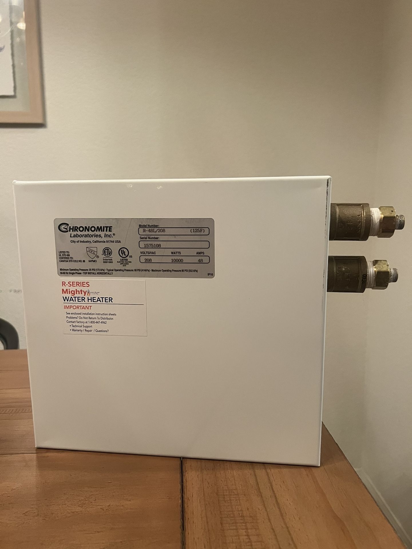 Chronomite R-Series Mighty Mite Water Heater