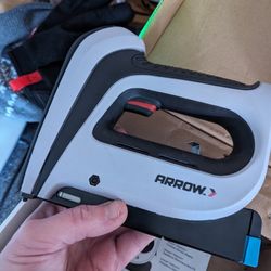 Cordless battery charge rechargeable staple gun with charger. 
This sells for $60 plus. 
Only used one time so it's still like new. Comes with a box m
