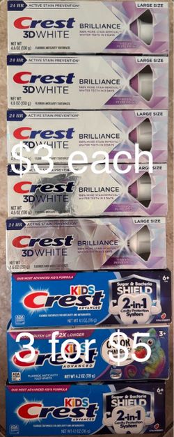 Crest toothpaste