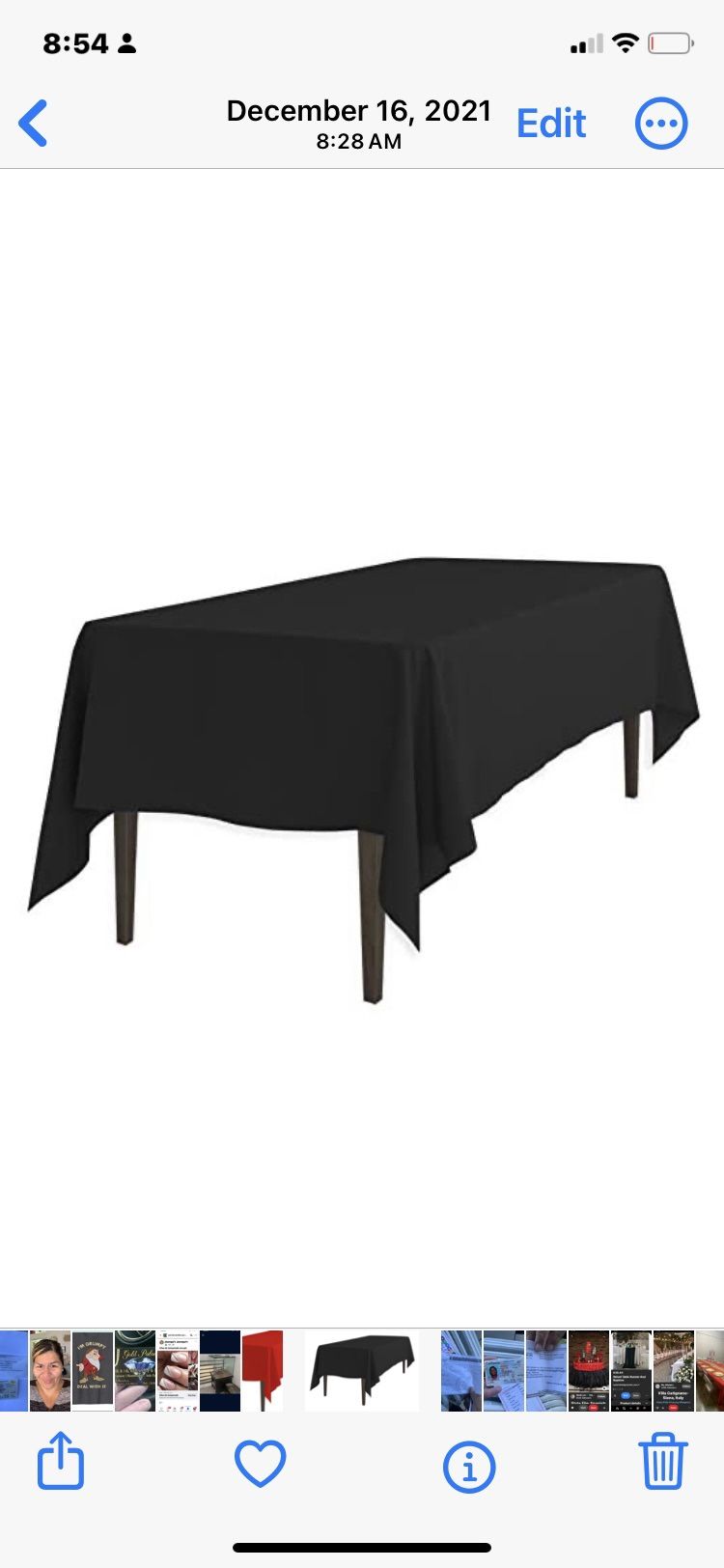 Selling Table Cloths $80 For 10