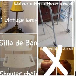 Lampara Y Silla Y Andaderassss