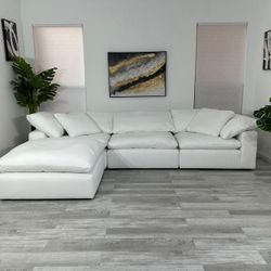 Sectional Couch – White Modular Cloud