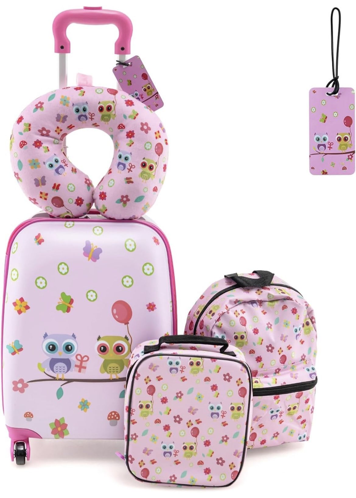 5 Piece Kid’s Luggage Set, 16” Carry on Suitcase For Sale $34.00 50%+ OFF Retail $69.99 NEW IN BOX