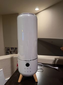 HoMedics Ultrasonic Humidifier with Wood Legs