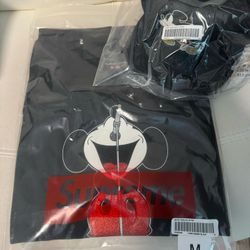 Supreme X Number9 Mickey Shirt