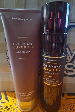 Bath & Body Works Amber Era Body Cream & Mist Set
