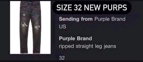 purple brand jeans