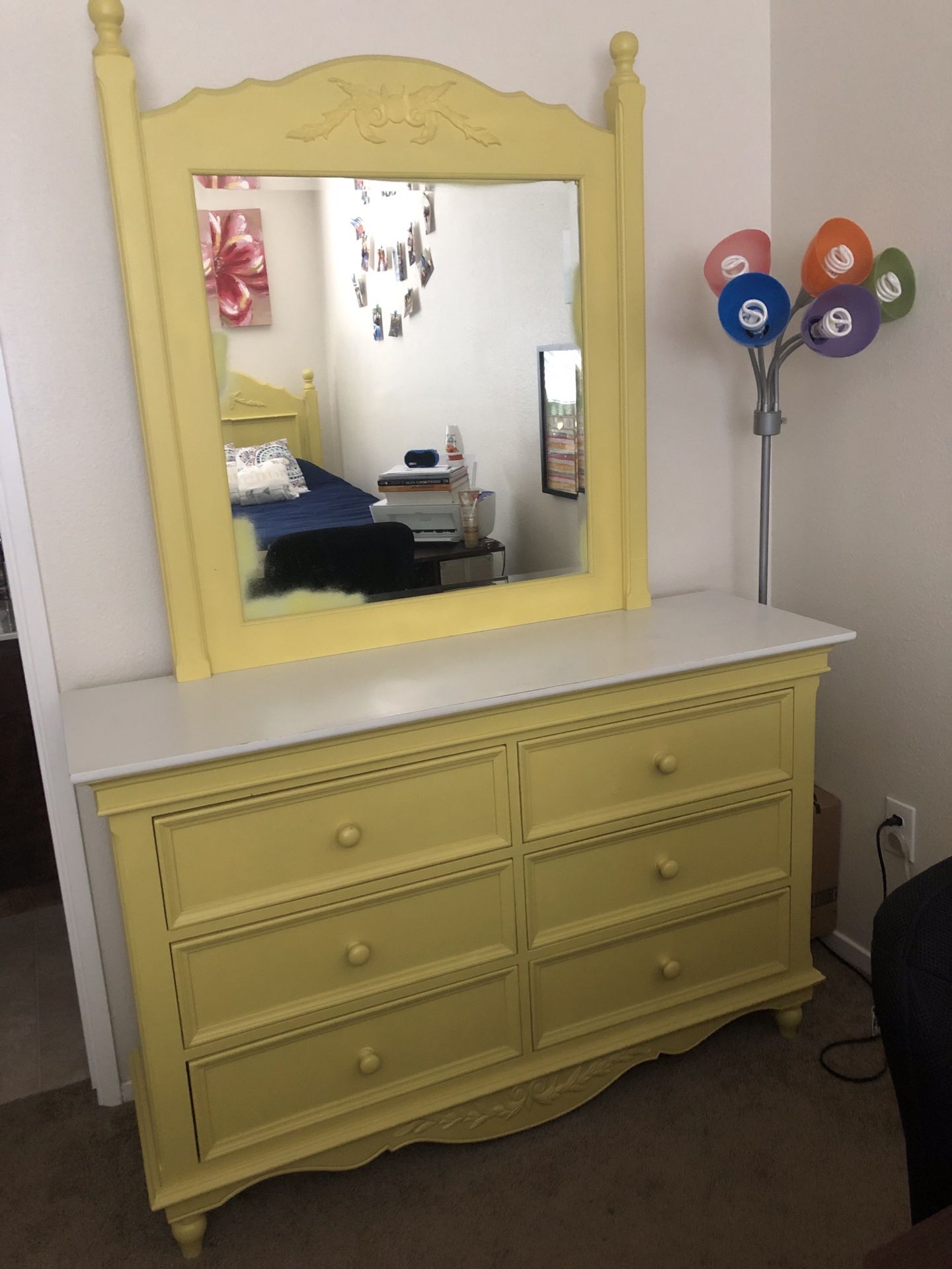 Solid wood dresser and headboard/footboard