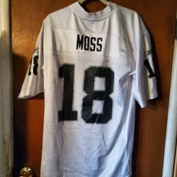 Raiders MOSS Jersey Size Large