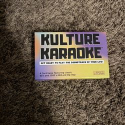 Kulture Karaoke Card Game