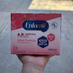 Enfamil Added Rice A.R Infant Formula Bottles