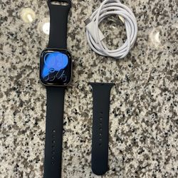 Brand New Apple Watch Series 11 Silver GPS 46mm With Charger Black Band And Apple Warranty 